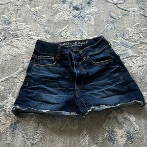 American eagle shorts dark denim